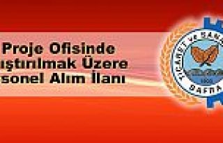 Bafra TSO'dan Personel Alım İlanı