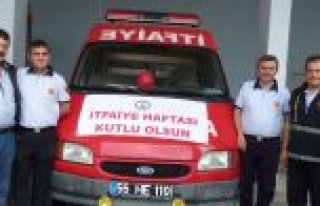 BAFRA’DA, İTFAİYE HAFTASI KUTLANDI