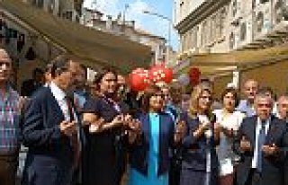 BAFRA'DA KADIN EMEK PAZARI HİZMETE AÇILDI