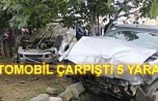 BAFRA'DA KAZA  5 YARALI