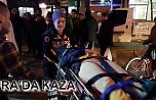 Bafra'da trafik kazası: 1 yaralı