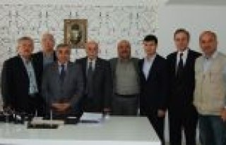 BAFRALI GAZETECİLER KAYMAKAM ARSLAN’I ZİYARET...