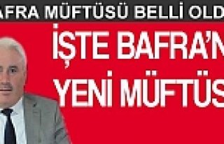 Bafra'nın Yeni  Müftüsü Belli Oldu