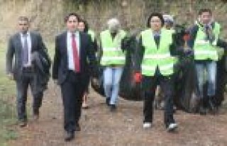 BAŞKAN KIYMA,’’ÇAM GÖLÜNDE TEMİZLİK SEFERBERLİĞİ...