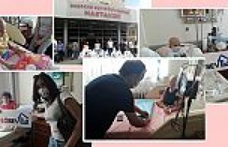 BAŞKAN ŞAHİN LÖSEMİLİ ÇOCUKLARI SEVİNDİRDİ