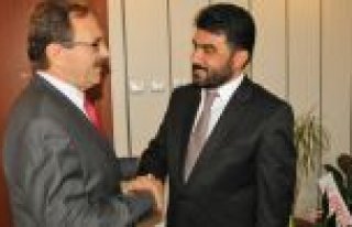 BAŞKAN ŞAHİN'DEN MÜFTÜ ÇİÇEK'E ZİYARET