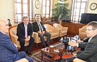 BAŞKAN YILMAZ’A ZİYARETLER