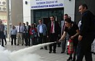 Büyükşehir İtfaiyesinden Uygulamalı Eğitim