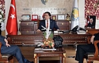 EMNİYET MÜDÜRLERİNDEN BAŞKAN KIYMA’YA ZİYARET