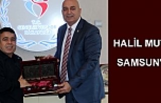Eski milli halterci Mutlu Samsun'da