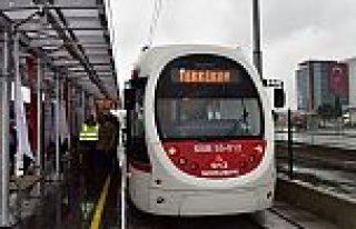 Gar-Tekkeköy Tramvay Seferi Başladı