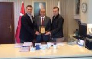 HAKEMLERDEN MÜDÜR ÖZYURT'A TEŞEKKÜR ZİYARETİ