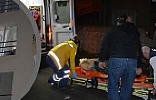 Hasta kadını itfaiye ekipleri kurtardı