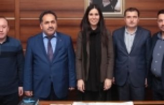 İLÇE BAŞKANLARINDAN KARAASLAN'A ZİYARET