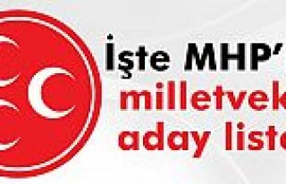 İŞTE MHP’NİN SAMSUN MİLLETVEKİLİ ADAY LİSTESİ