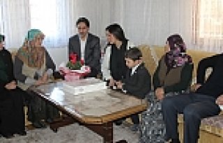 Karaaslan'dan Şehit Ailelerine Ziyaret