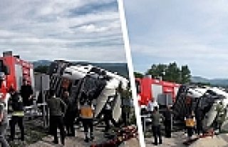 Kavak'ta trafik kazası: 1 yaralı