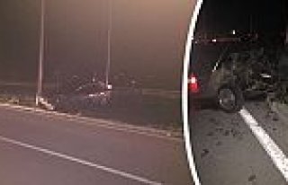 LENGELLİ KAVŞAĞINDA FECİ KAZA