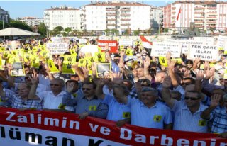 BAFRA’DA MISIR VE SURİYE MİTİNGİ 