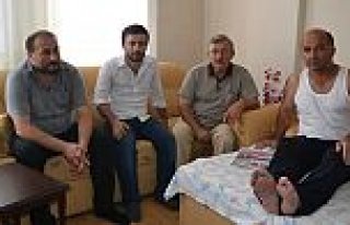 NAMIK AZGIN'A GEÇMİŞ OLSUN ZİYARETİ