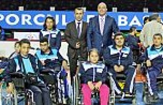 ÖZYURT, BOCCİA SPORCULARINI KARŞILADI