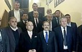 SAMKON VE SADEF, BAŞKAN ŞAHİN’İ ZİYARET ETTİ