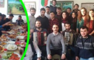 SAMSUN ÇERKEŞ DERNEGİNDEN GENÇLERE KAHVALTI