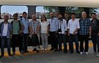 SAMSUN YEREL BASIN MENSUPLARI BAŞKENT'TE HIZLI TREN...