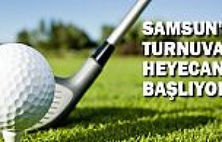 Samsun'da Golf Turnuvası Heyecanı