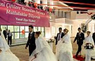Samsun'da Romanlara toplu nikah