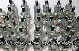 Samsun'da Sahte İçki Operasyonu