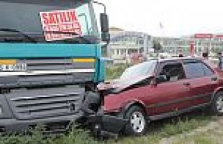 Samsun'da trafik kazası: 1 yaralı