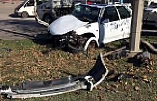 Samsun'da trafik kazası: 2 yaralı