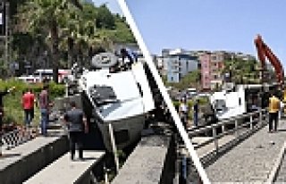 Samsun'da trafik kazası: 2 yaralı