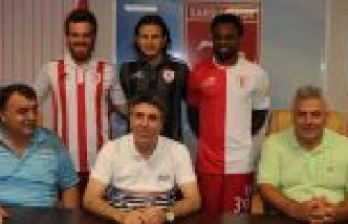 SAMSUNSPOR'DA YENİ TRANSFERLER TANITILDI