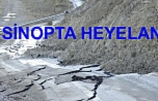 Sinop'ta Heyelan