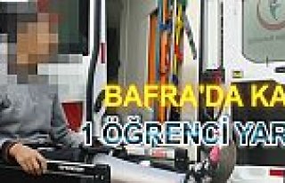 TRAFİK KAZASI: 1 YARALI