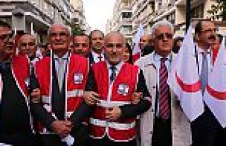 Türk Kızılayından Samsun'da “Merhamet yürüyüşü“