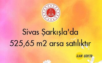 Sivas Şarkışla'da 525,65 m² arsa mahkemeden satılıktır