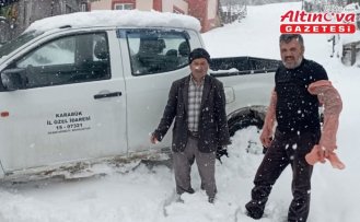 Karabük'te ineği doğum yaparken zorlanan kişinin yardımına ekipler yetişti