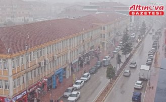 Tokat'ta kar yağışı etkili oluyor