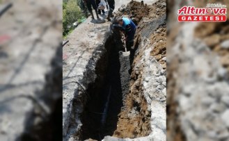 Trabzon'da ana su hattı patladı