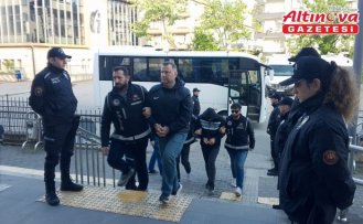 Zonguldak'ta kaçak silah imalatı ve ticareti operasyonunda yakalanan 7 zanlı adliyede