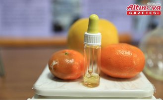 Edirne'de ortaokul öğrencileri mandalinanın raf ömrünü uzatan “doğal solüsyon“ geliştirdi
