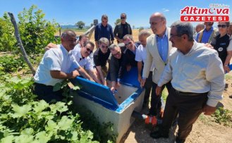 Suluova’da kapalı sistem sulama tesisinin açılışı yapıldı