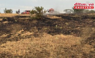 Karabük'te çıkan anız yangını söndürüldü