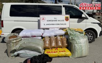 Gümüşhane'de kaçak tütün ele geçirildi