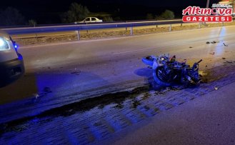 Çorum'da tırla çarpışan motosikletin sürücüsü öldü