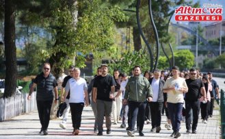 Espiye'de sağlıklı yaşam için yürüyüş yapıldı