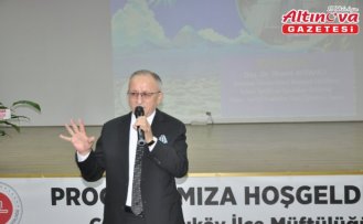 Gümüşhacıköy’de “Peygamberimiz ve Aile Ahlakı” konulu konferans düzenlendi